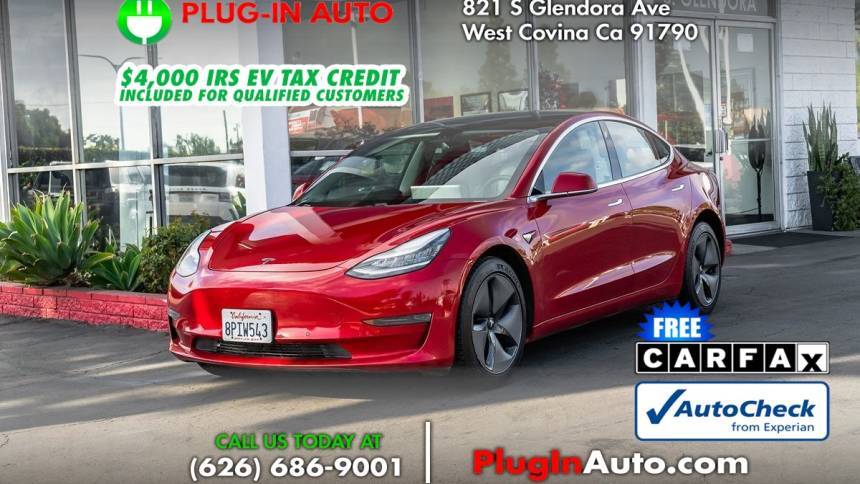 2020 Tesla Model 3 Standard Range Plus — Sedan — 63,150 mi — West Covina, CA