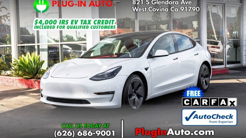 2022 Tesla Model 3 Standard Range Plus — Sedan — 58,187 mi — West Covina, CA