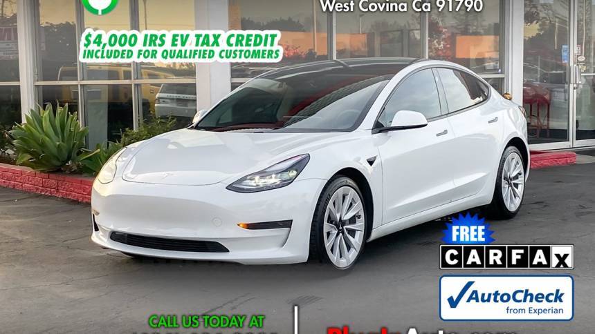 2021 Tesla Model 3 Standard Range Plus — Sedan — 75,338 mi — West Covina, CA