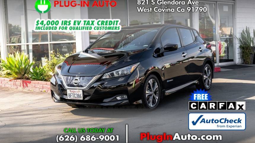 2018 Nissan LEAF SV — Hatchback — 75,494 mi — West Covina, CA