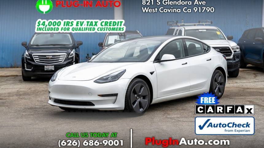 2021 Tesla Model 3 Standard Range Plus — Sedan — 91,123 mi — West Covina, CA