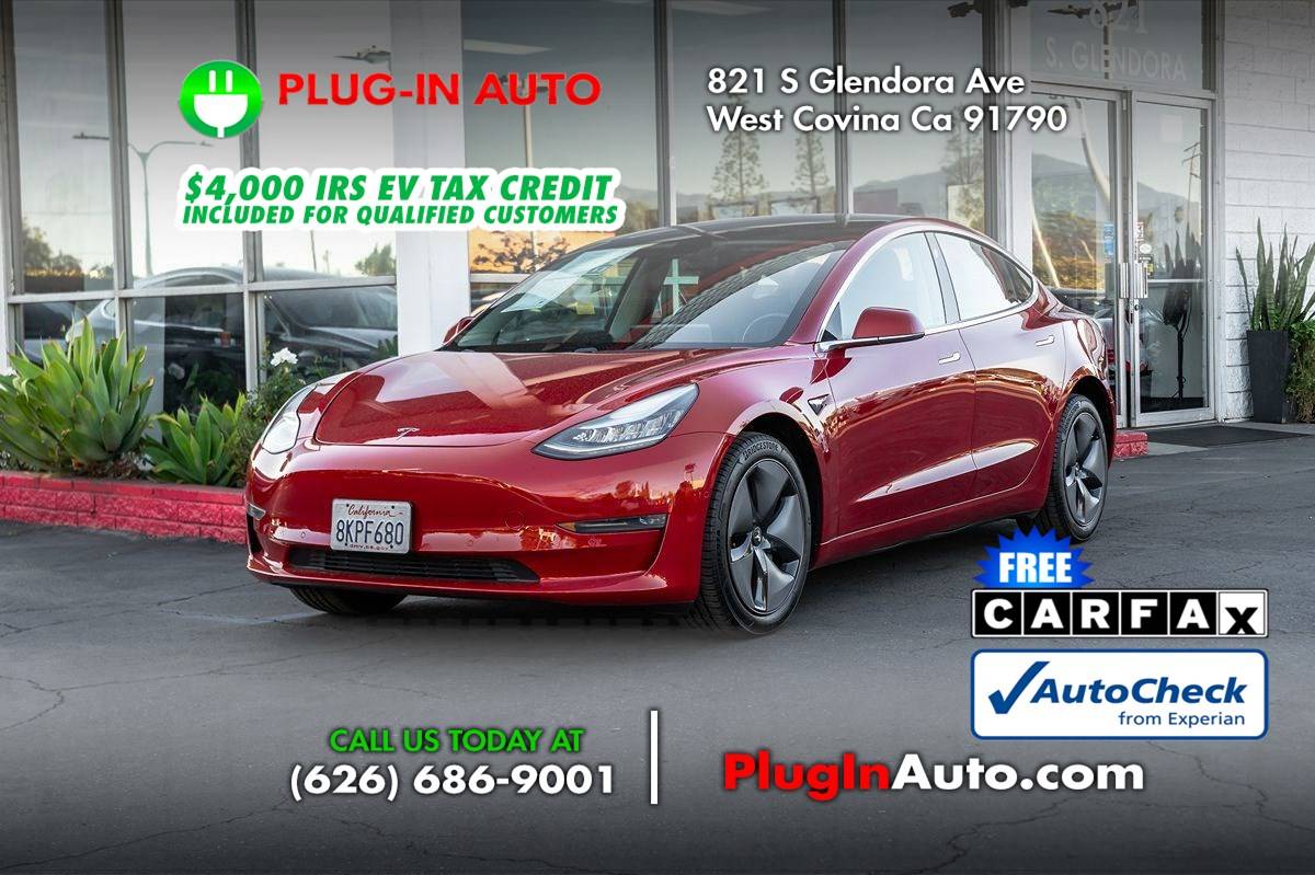 2019 Tesla Model 3 Standard Range Plus — Sedan — 34,039 mi — West Covina, CA