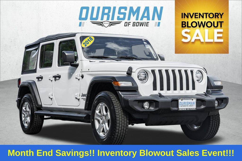 2018 Jeep Wrangler Sport — SUV — 53,402 mi — Bowie, MD