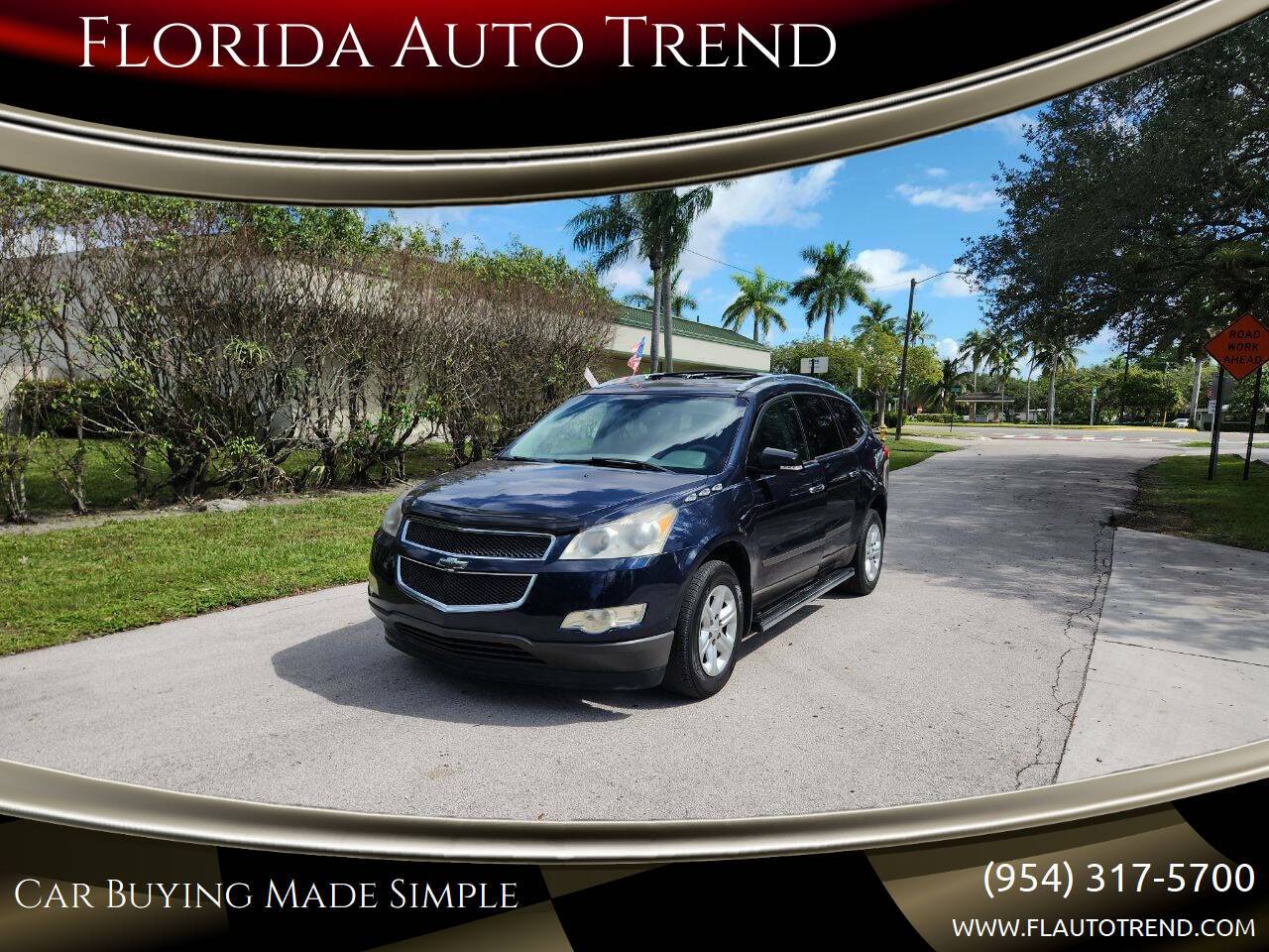 2012 Chevrolet Traverse LS — SUV — 157,061 mi — Plantation, FL