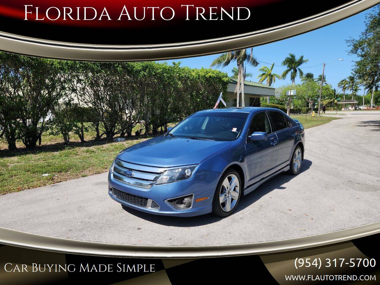 2010 Ford Fusion Sport — Sedan — 138,636 mi — Plantation, FL