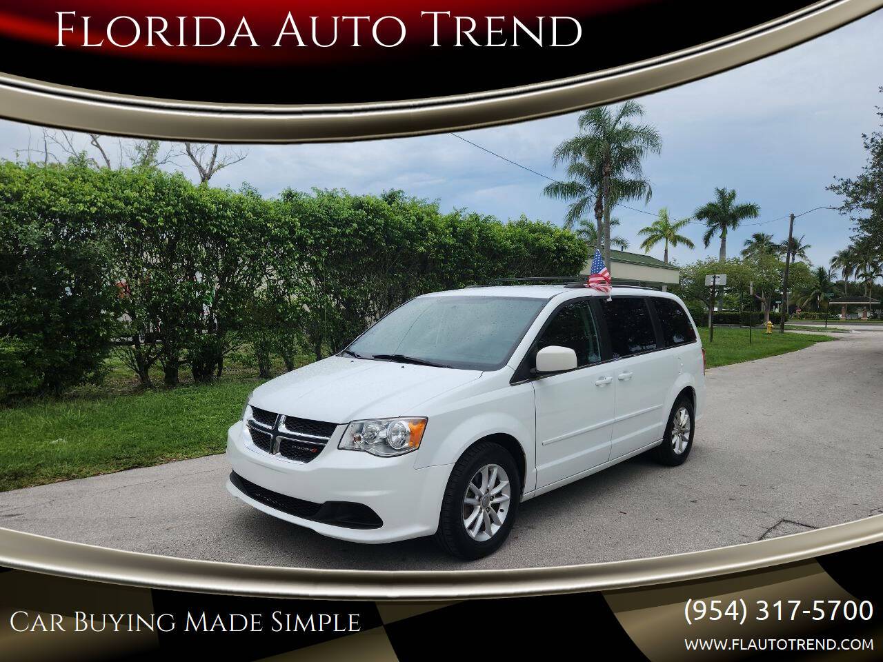 2018 Dodge Grand Caravan SXT — Minivan — 50,388 mi — Plantation, FL
