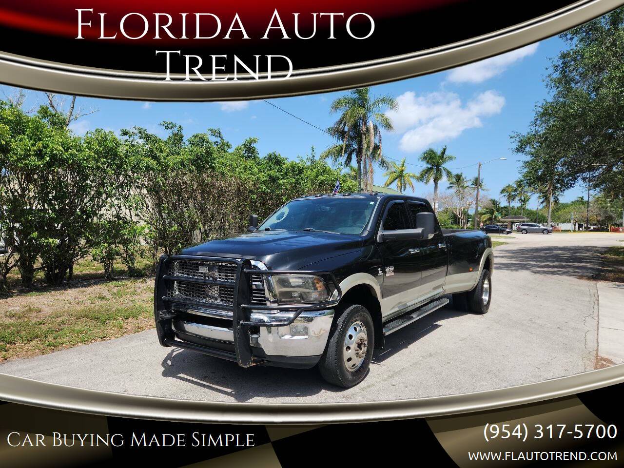 2011 Ram 3500 Laramie — Pickup Truck — 195,678 mi — Plantation, FL