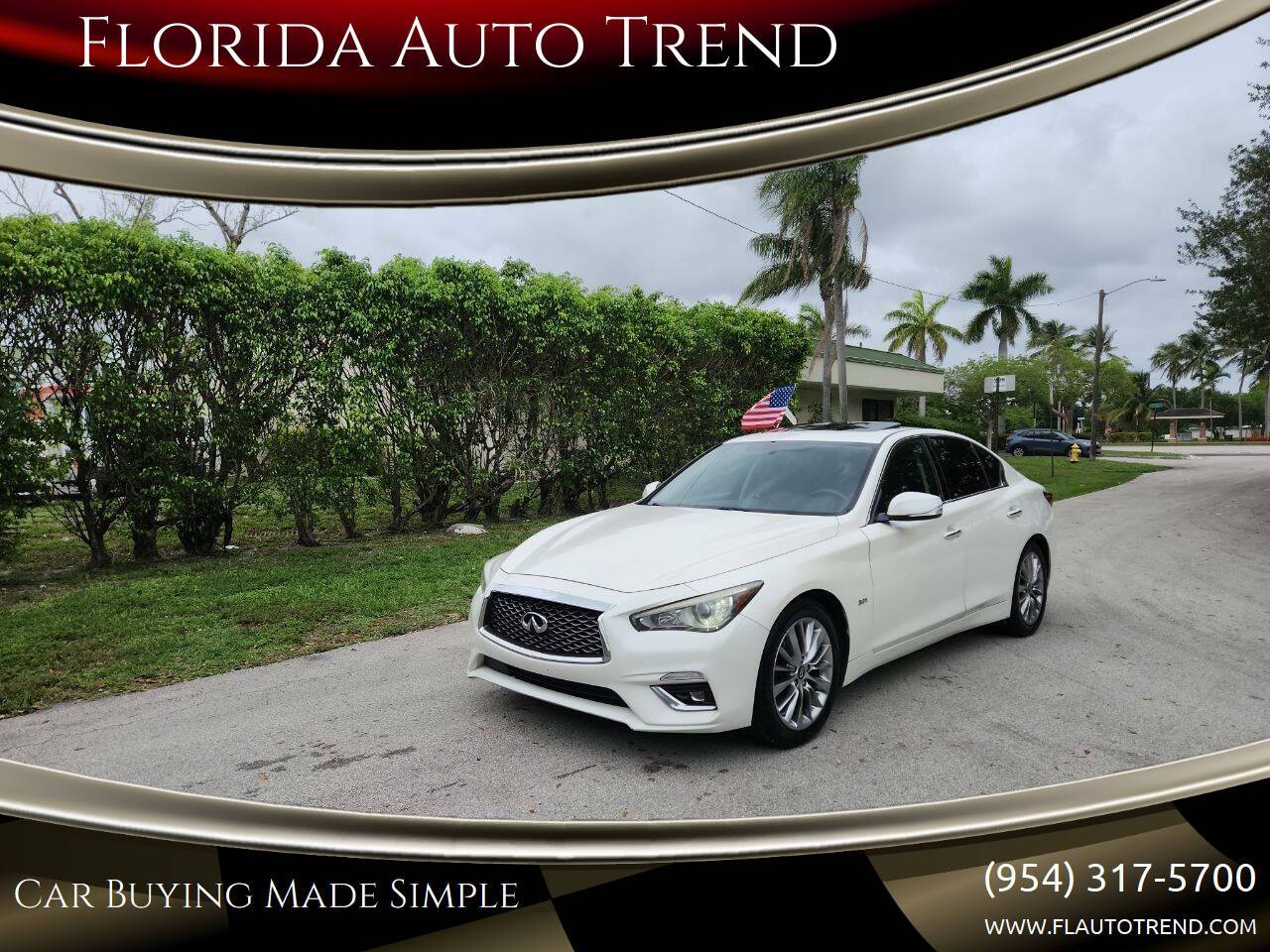 2019 INFINITI Q50 3.0t LUXE — Sedan — 75,989 mi — Plantation, FL