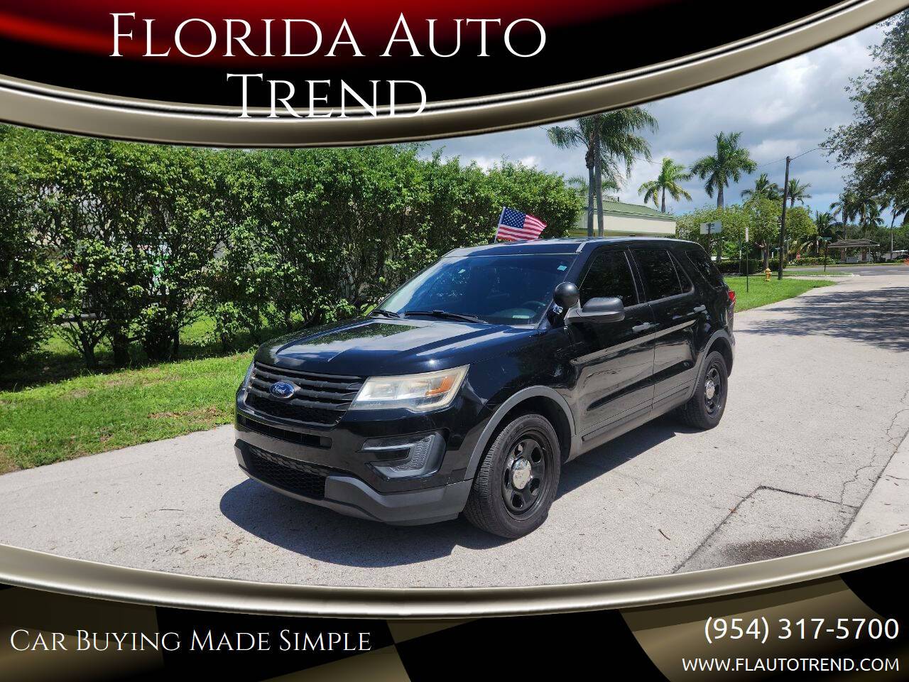 2017 Ford Police Interceptor Utility Base — SUV — 78,018 mi — Plantation, FL