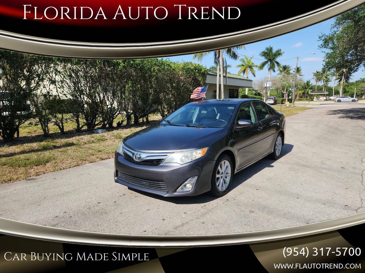 2013 Toyota Camry XLE — Sedan — 141,346 mi — Plantation, FL