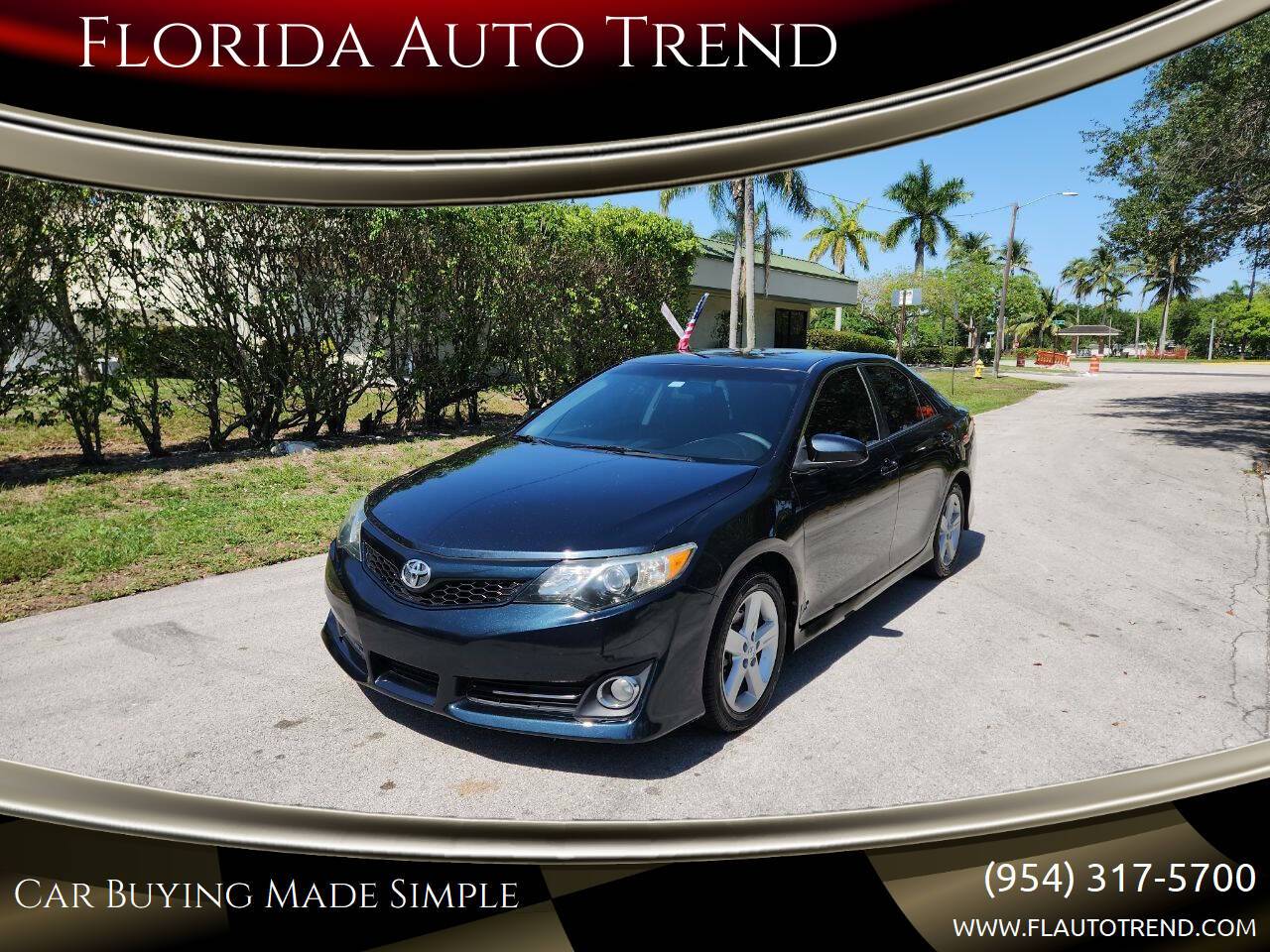 2013 Toyota Camry SE — Sedan — 156,163 mi — Plantation, FL