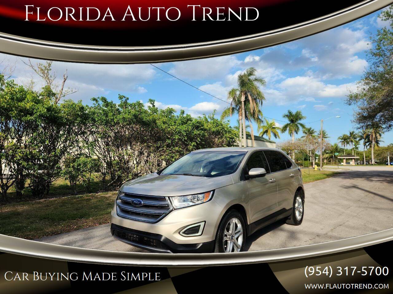 2017 Ford Edge Titanium — SUV — 110,322 mi — Plantation, FL
