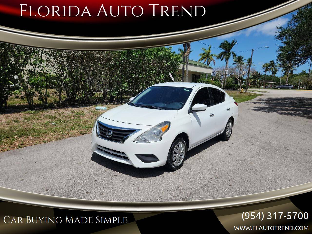 2019 Nissan Versa SV — Sedan — 81,567 mi — Plantation, FL
