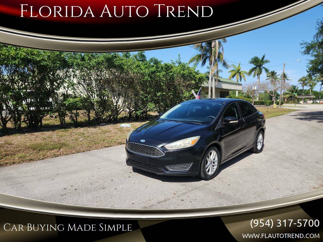 2015 Ford Focus SE — Sedan — 73,730 mi — Plantation, FL