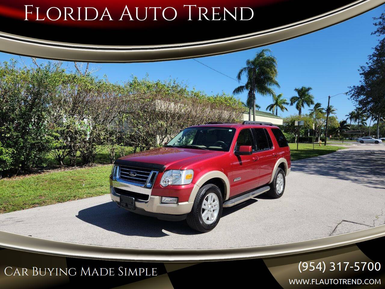 2008 Ford Explorer Eddie Bauer — SUV — 202,385 mi — Plantation, FL