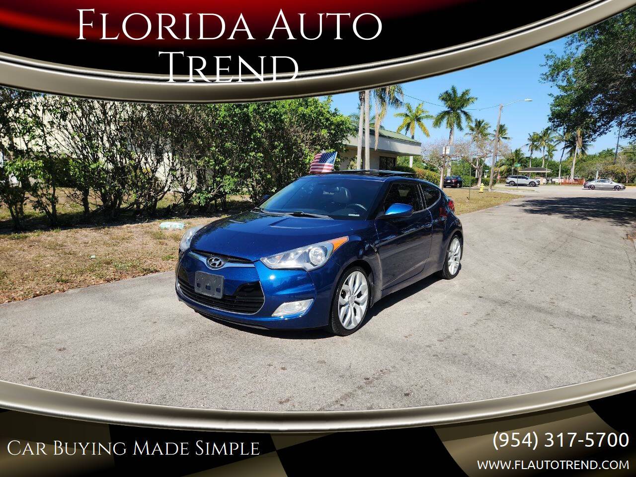 2015 Hyundai Veloster Base — Hatchback — 105,718 mi — Plantation, FL