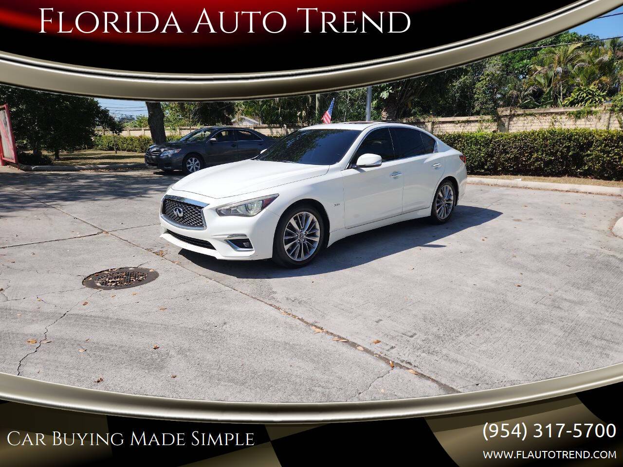 2018 INFINITI Q50 3.0t LUXE — Sedan — 80,471 mi — Plantation, FL