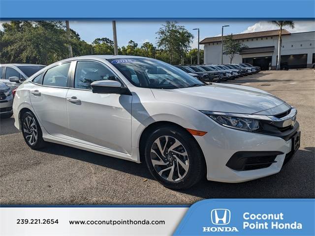 2018 Honda Civic EX — Sedan — 15,367 mi — Estero, FL