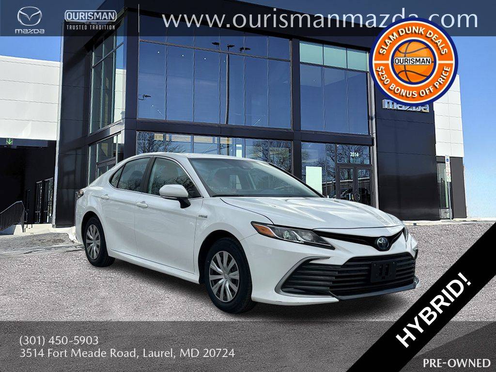 2021 Toyota Camry Hybrid LE — Sedan — 40,186 mi — Laurel, MD