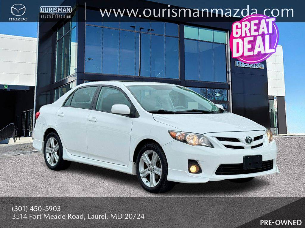 2013 Toyota Corolla S — Sedan — 80,953 mi — Laurel, MD