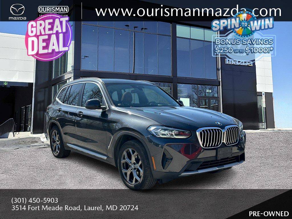2022 BMW X3 30i — SUV — 56,090 mi — Laurel, MD