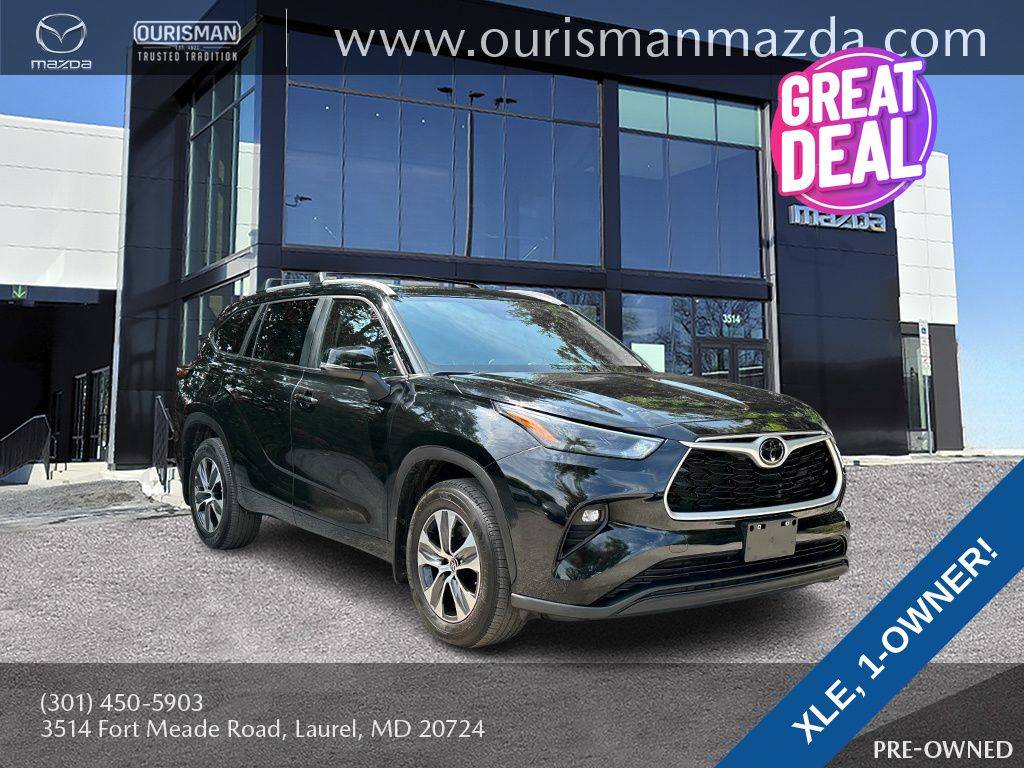 2023 Toyota Highlander XLE — SUV — 75,528 mi — Laurel, MD