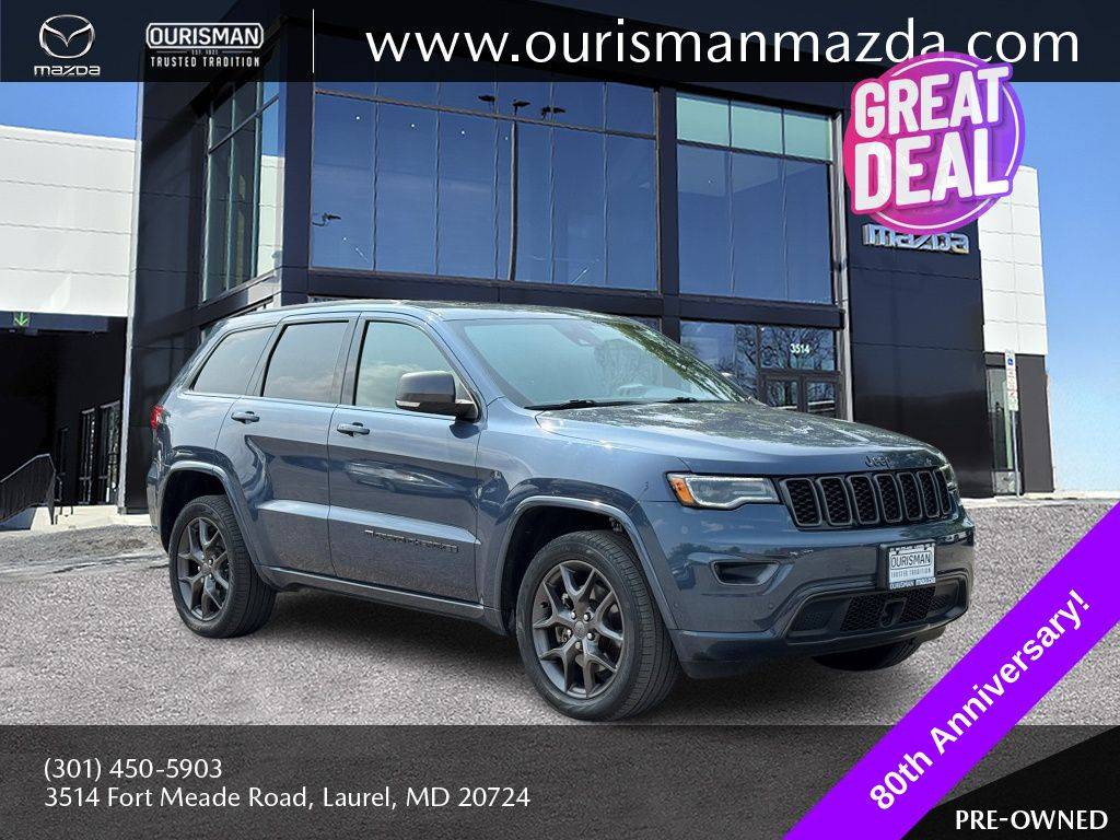 2021 Jeep Grand Cherokee WK 80th Anniversary — SUV — 57,600 mi — Laurel, MD