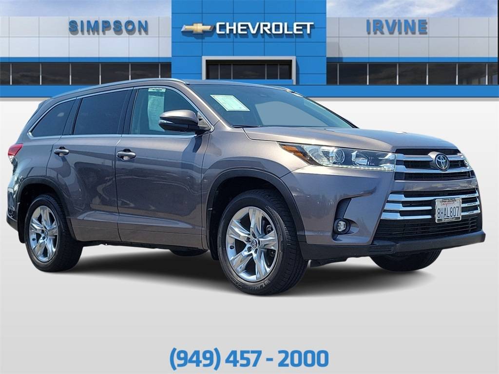 2019 Toyota Highlander Limited — SUV — 58,659 mi — Irvine, CA