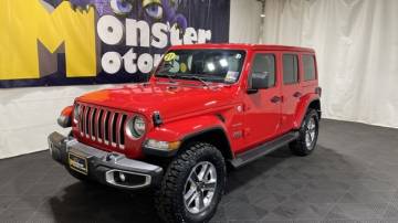 Pre-Owned 2021 Jeep Wrangler Unlimited Sahara Sport Utility in Afton  #UET1492