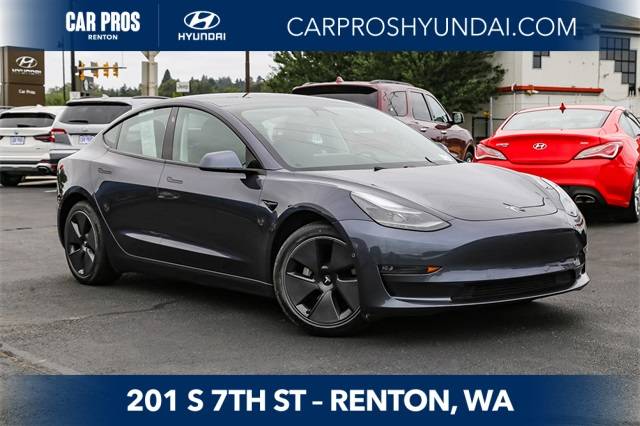 2021 Tesla Model 3 Long Range — Sedan — 36,950 mi — Renton, WA