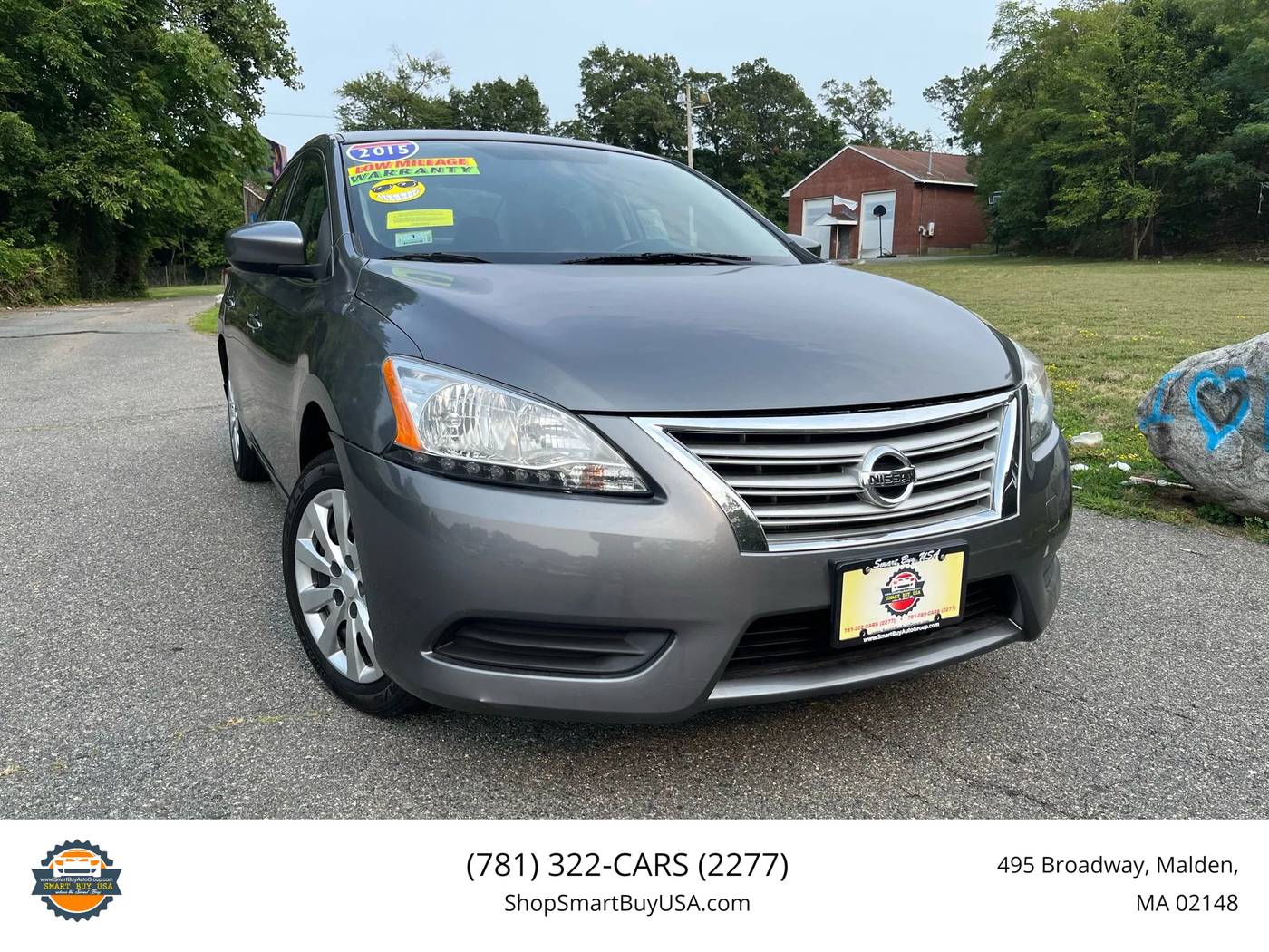 2015 Nissan Sentra SV — Sedan — 154,210 mi — Malden, MA