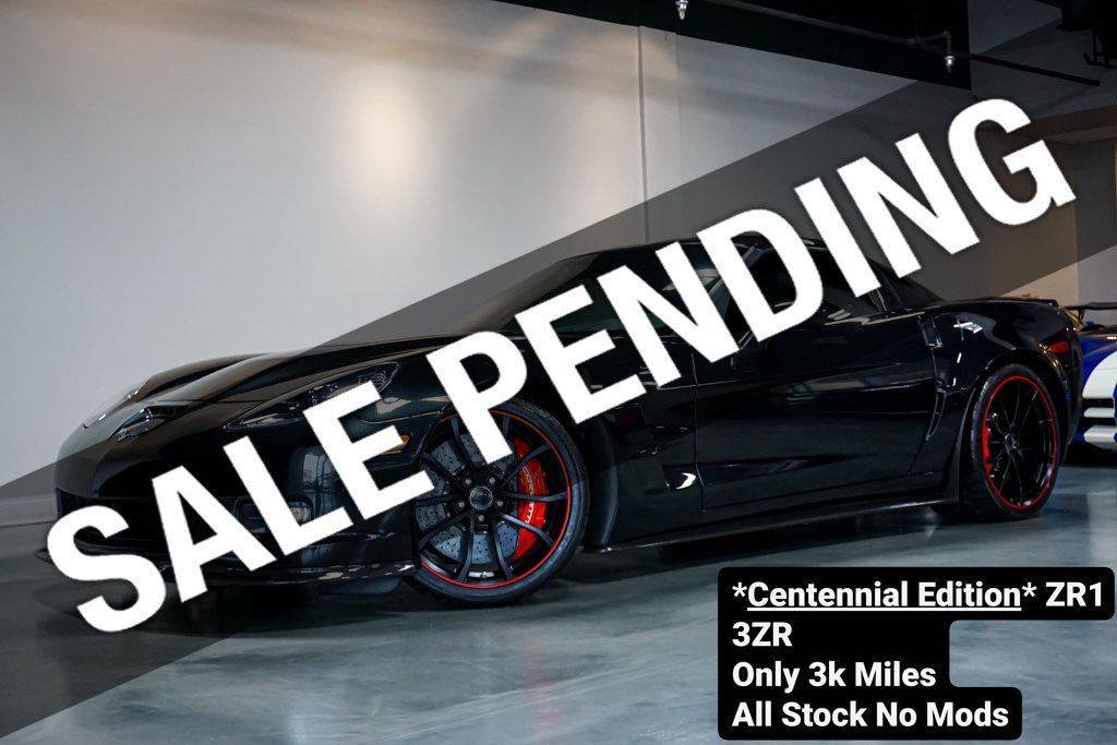 2012 Chevrolet Corvette ZR1 3ZR — Coupe — 3,549 mi — Naperville, IL