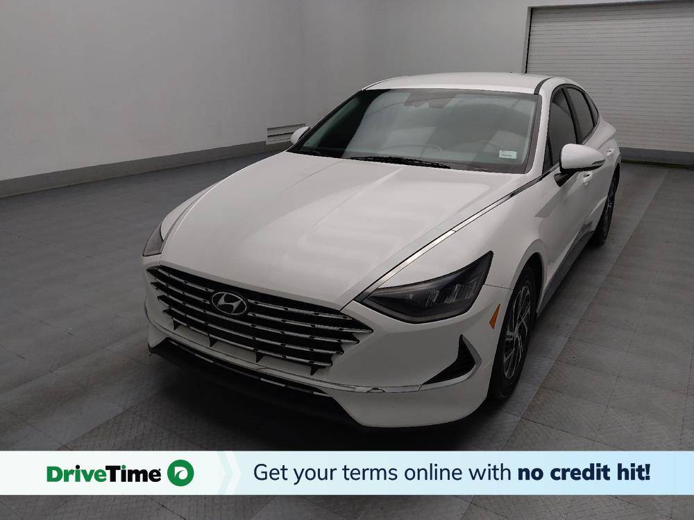 2021 Hyundai Sonata Hybrid Blue — Sedan — 44,333 mi — Duluth, GA