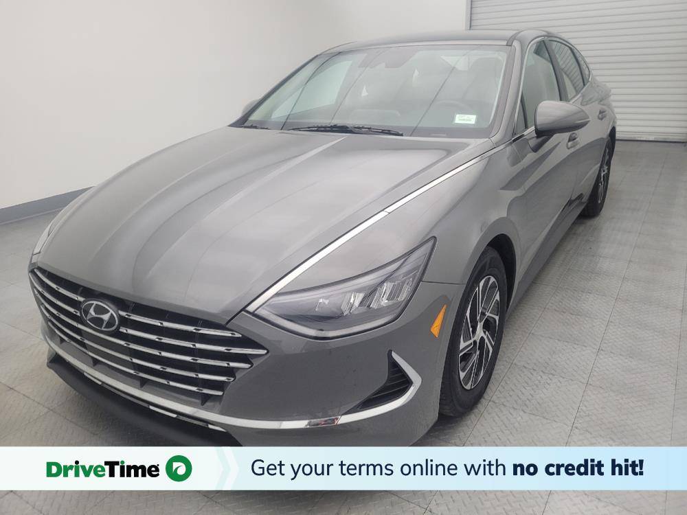 2021 Hyundai Sonata Hybrid Blue — Sedan — 84,678 mi — Houston, TX