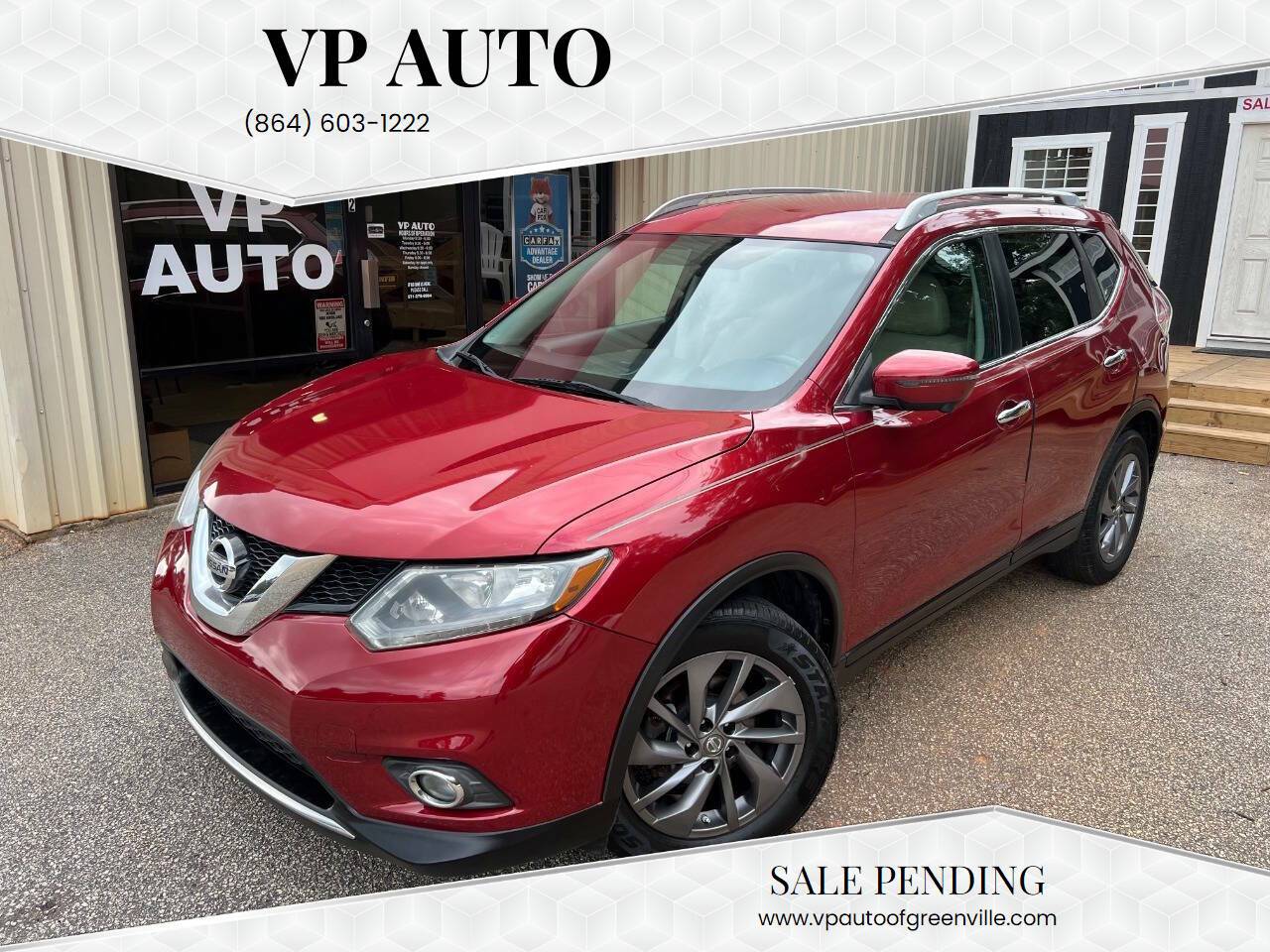 2016 Nissan Rogue SL — SUV — 108,518 mi — Greenville, SC