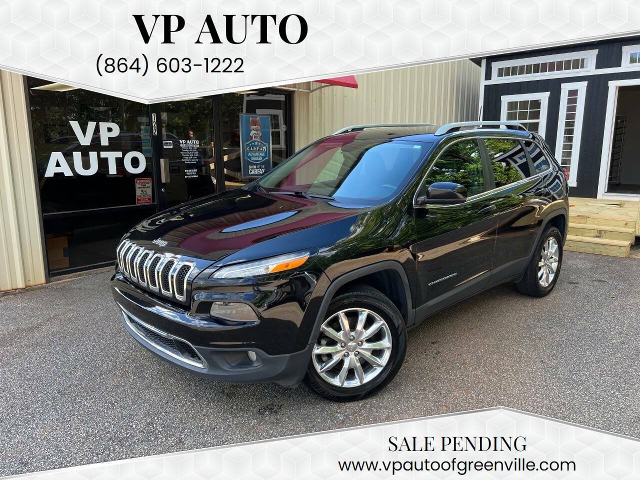 2017 Jeep Cherokee Limited — SUV — 136,447 mi — Greenville, SC