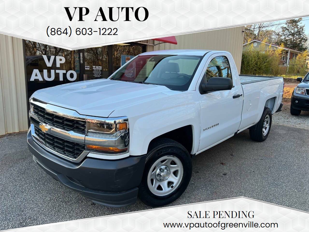 2016 Chevrolet Silverado 1500 WT — Pickup Truck — 76,553 mi — Greenville, SC