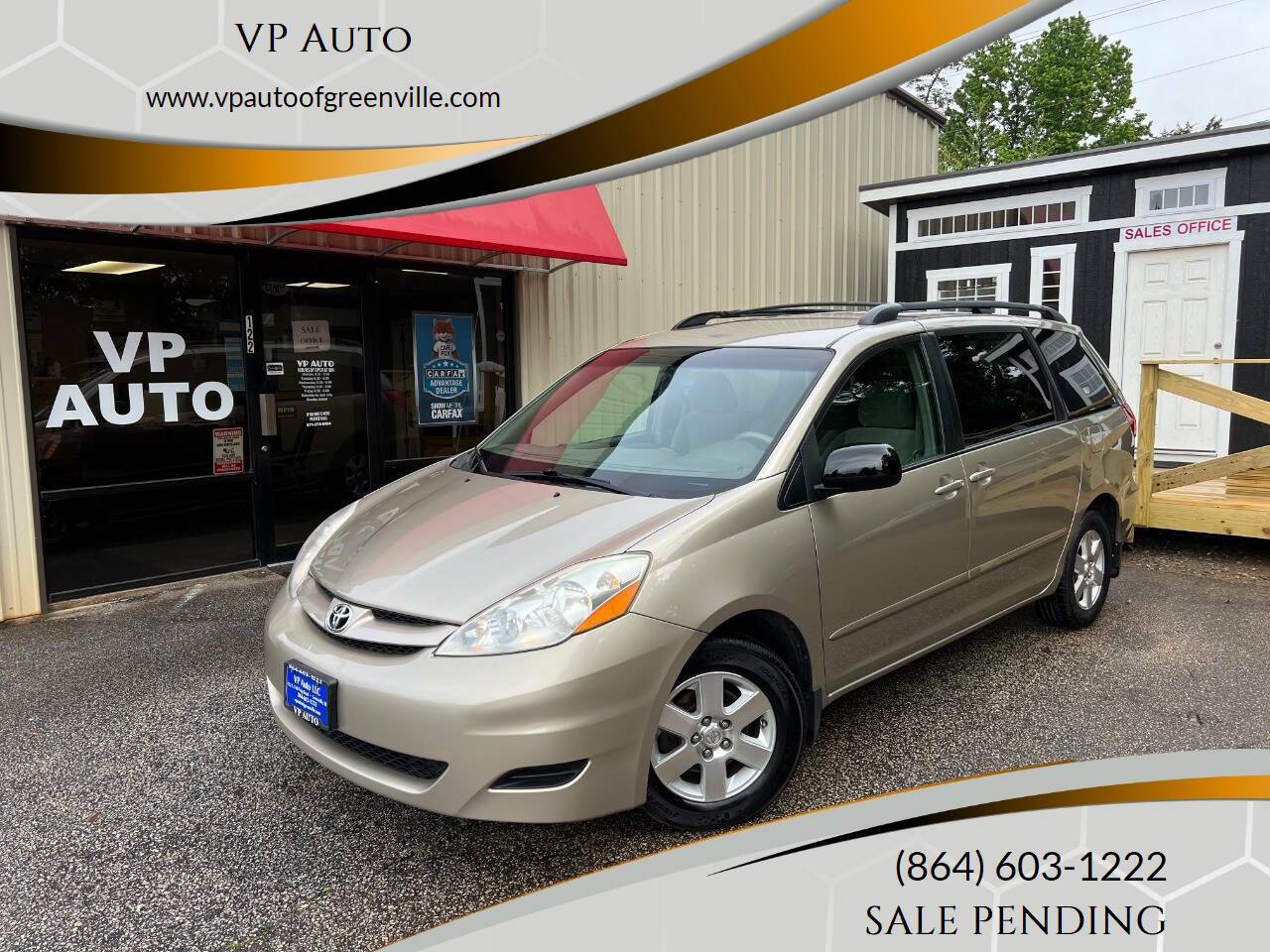 2010 Toyota Sienna LE — Minivan — 117,668 mi — Greenville, SC