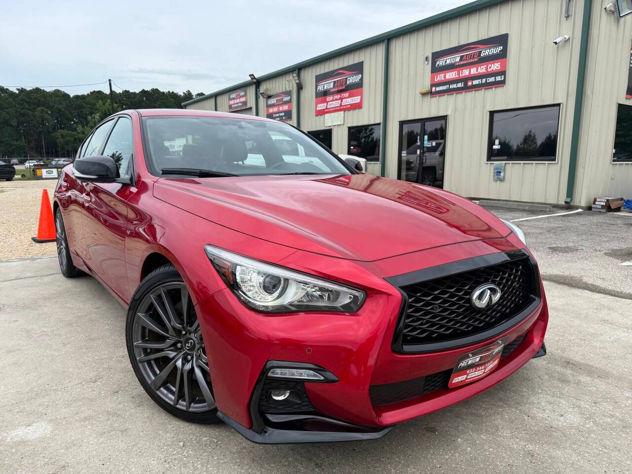 2021 INFINITI Q50 RED SPORT 400 — Sedan — 24,253 mi — Humble, TX