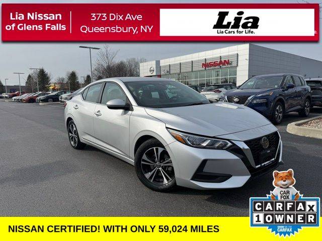 2021 Nissan Sentra SV — Sedan — 58,910 mi — Queensbury, NY