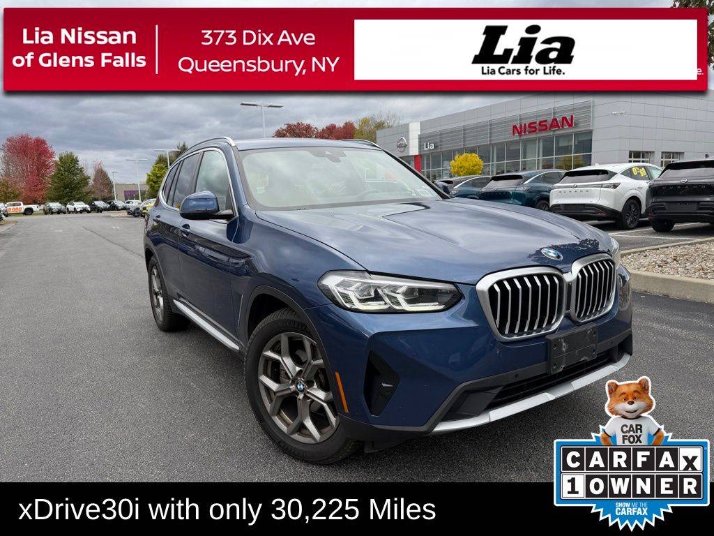 2022 BMW X3 30i — SUV — 30,225 mi — Queensbury, NY