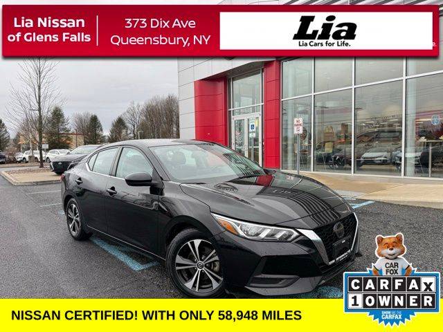 2021 Nissan Sentra SV — Sedan — 58,875 mi — Queensbury, NY