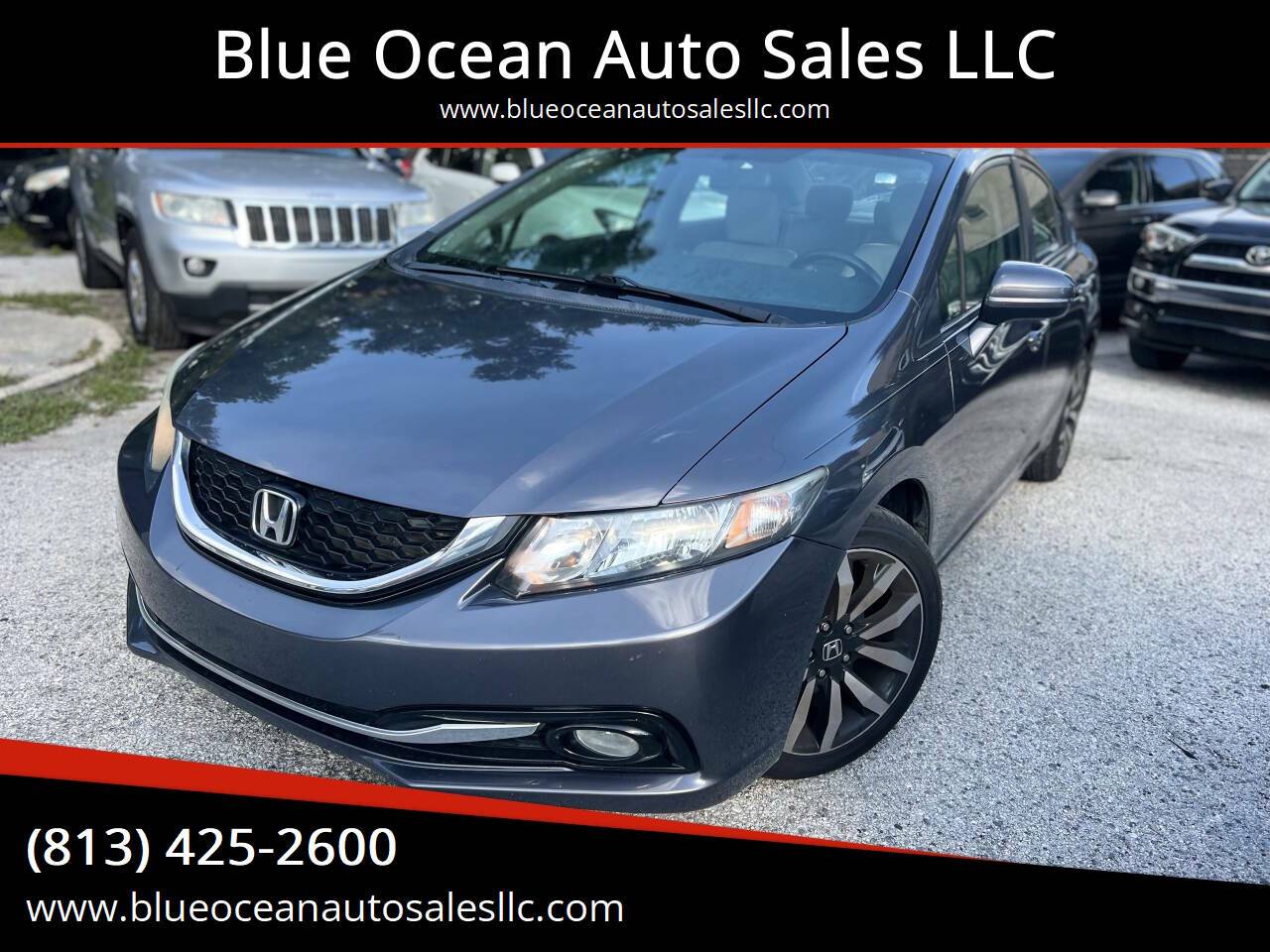 2015 Honda Civic EX-L — Sedan — 169,051 mi — Tampa, FL