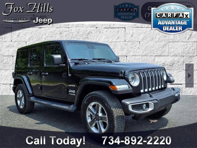 2022 Jeep Wrangler Sahara — SUV — 39,412 mi — Plymouth, MI