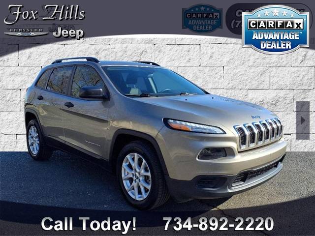 2016 Jeep Cherokee Sport — SUV — 70,666 mi — Plymouth, MI
