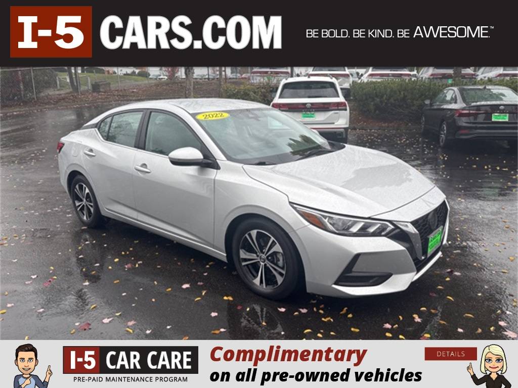 2022 Nissan Sentra SV — Sedan — 53,963 mi — Chehalis, WA