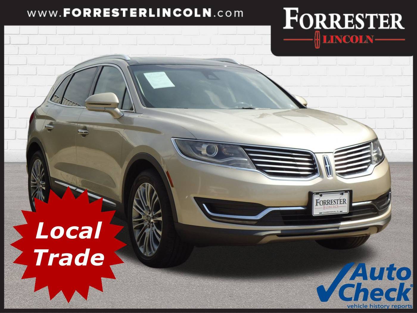 2017 Lincoln MKX Reserve — SUV — 96,615 mi — Chambersburg, PA