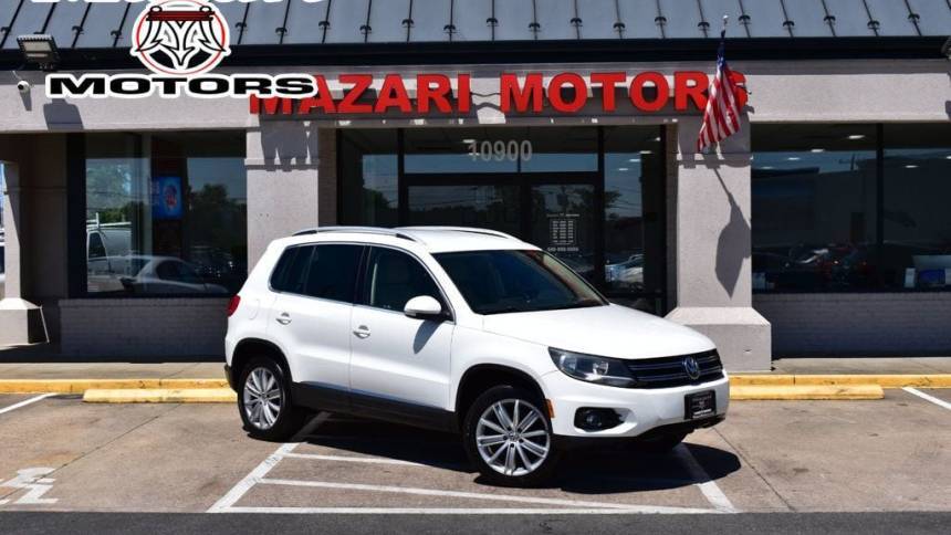 2013 Volkswagen Tiguan SE — SUV — 123,536 mi — Fredericksburg, VA