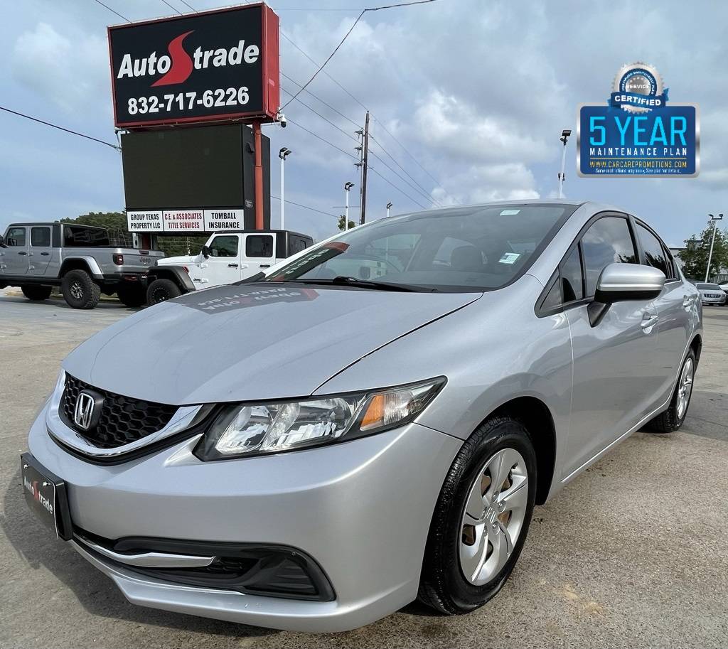 2015 Honda Civic LX — Sedan — 105,693 mi — Tomball, TX
