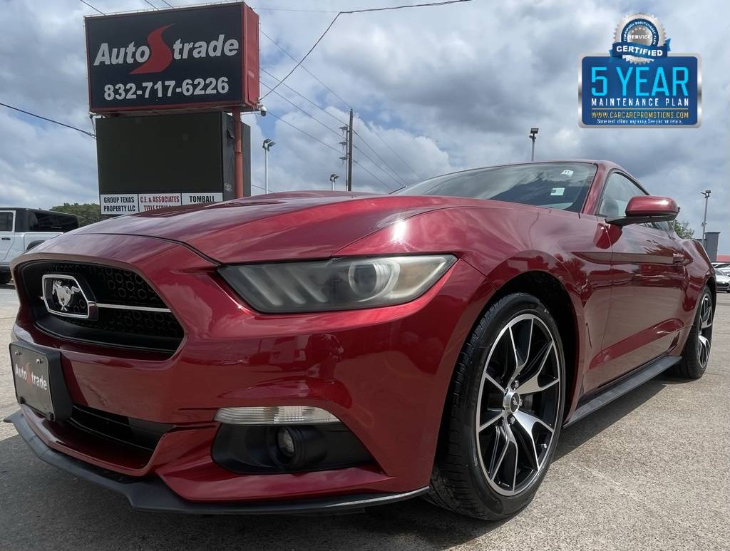 2015 Ford Mustang EcoBoost Premium — Coupe — 91,313 mi — Tomball, TX